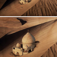 PERSO / Cartes postales souvenirs "taj mahal 2059"